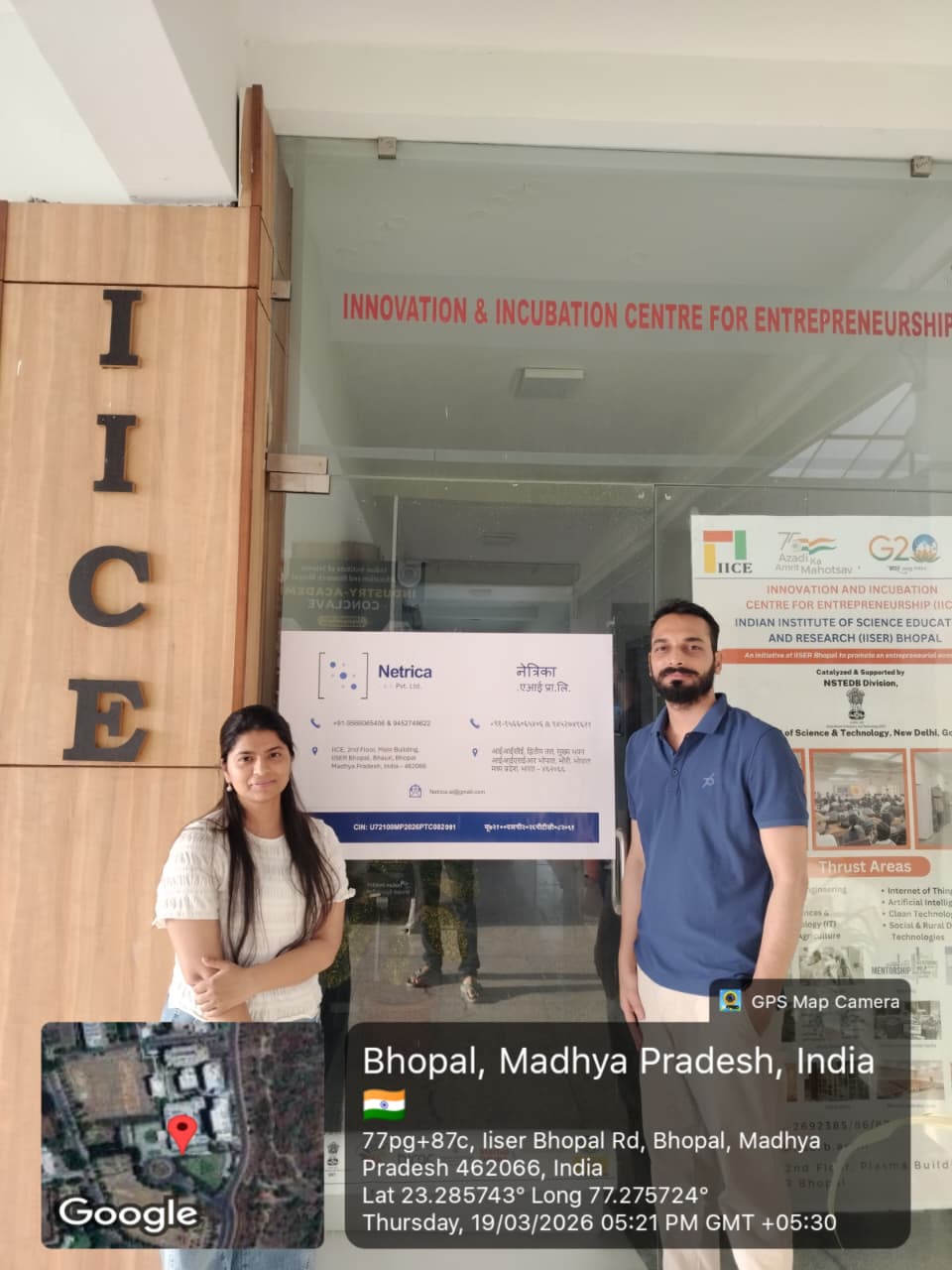 Netrica.AI commencement at IICE, IISER Bhopal